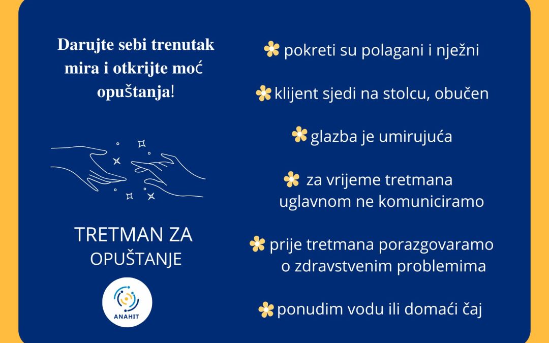 Kratak opis tretmana za opuštanje