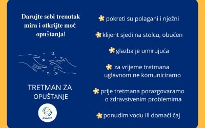 Kratak opis tretmana za opuštanje